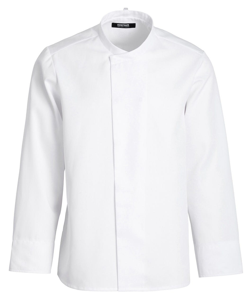 Kentaur Tencel unisex kokke-/serviceskjorte - Hvid (23691)