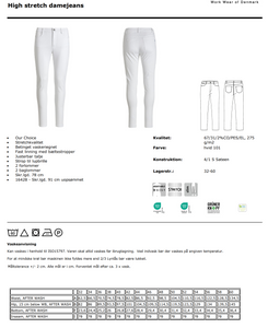 Kentaur High stretch damejeans Skr.lgd. 91 cm