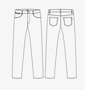 Kentaur High stretch Herrejeans Skr.lgd. 93 cm